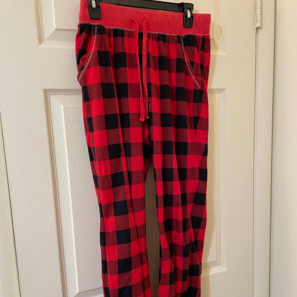 Plaid Fleece Pajama Pants